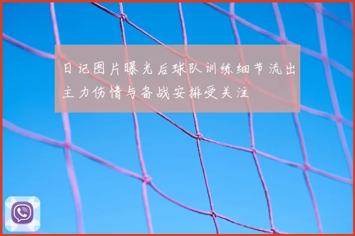 日记图片曝光后球队训练细节流出主力伤情与备战安排受关注
